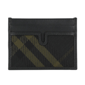 Burberry Check Card Case Shadow