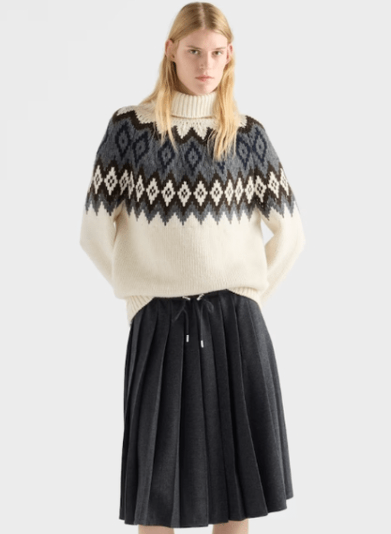 Prada Wool & Cashmere Knit Jumper/Sweater