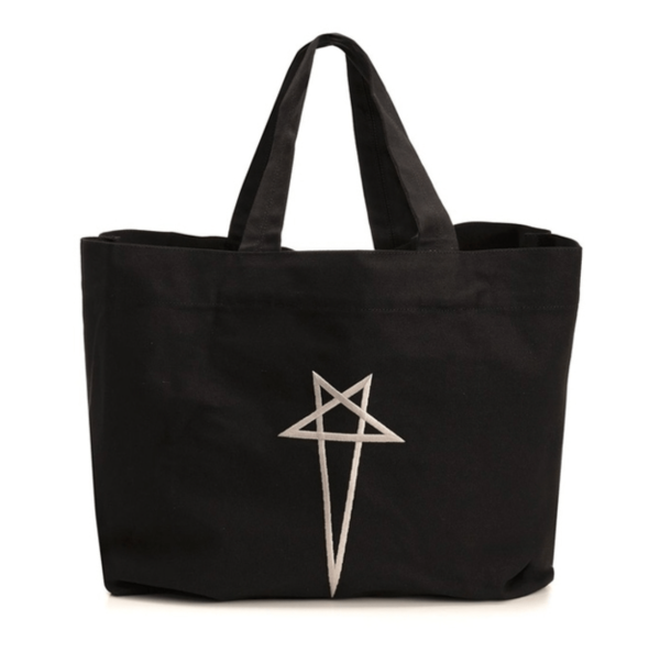 Rick Owens Canvas Beach Tote Bag in Black