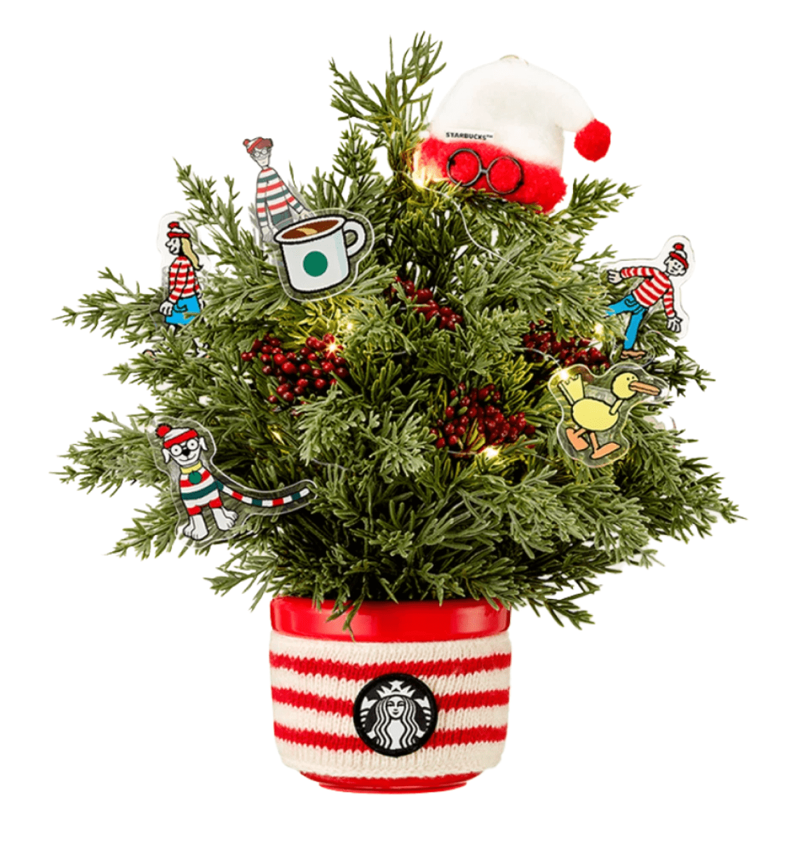 Starbucks x Where's Wally Joyful Christmas Tree