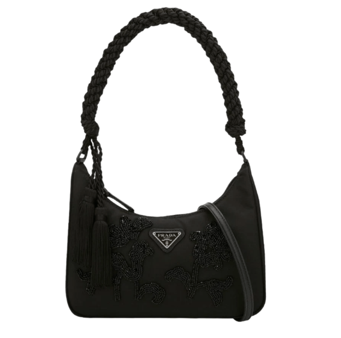 Prada Nylon Mini Bag Black