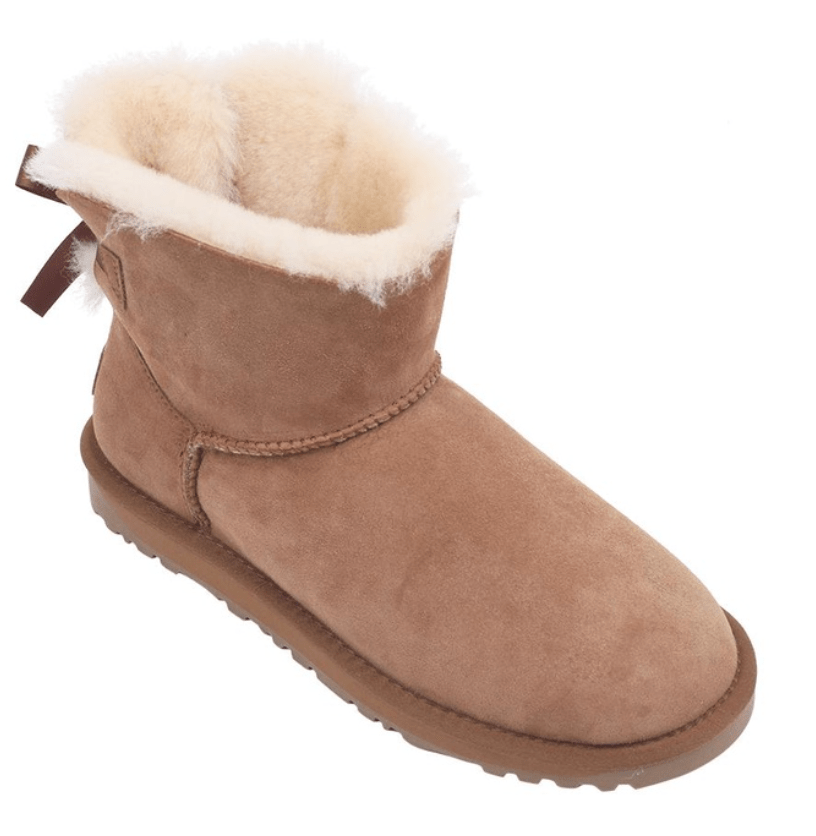 MINI BAILEY BOW II BOOT - CHESTNUT 