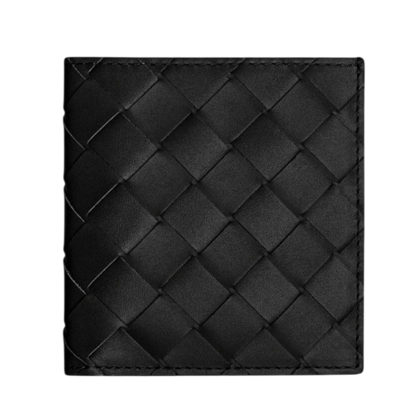 Bottega Veneta Slim Bi-Fold Wallet Black