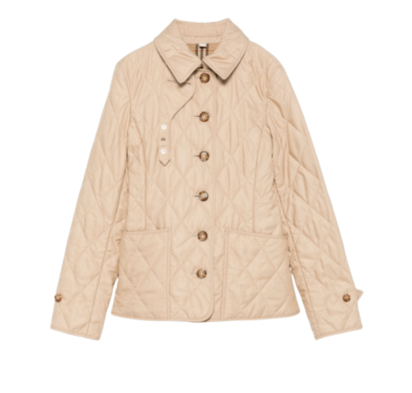(W) Burberry Fernleigh Jacket Beige