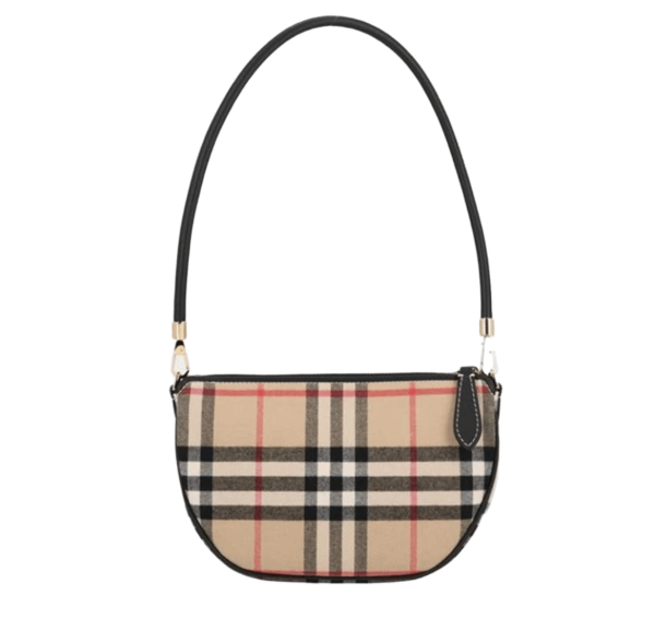 Burberry Olympia Vintage Check Shoulder Bag Archive Beige