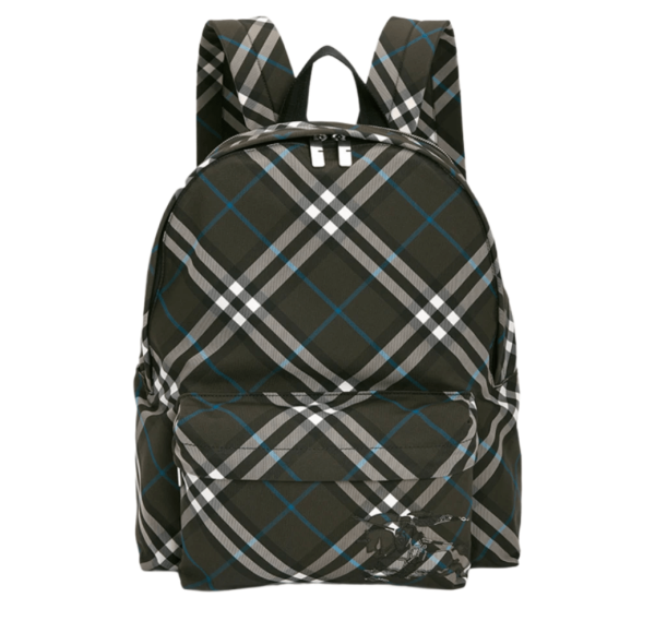 Burberry Check Backpack Khaki
