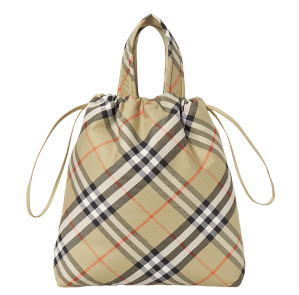 Burberry Check Tote Bag Beige