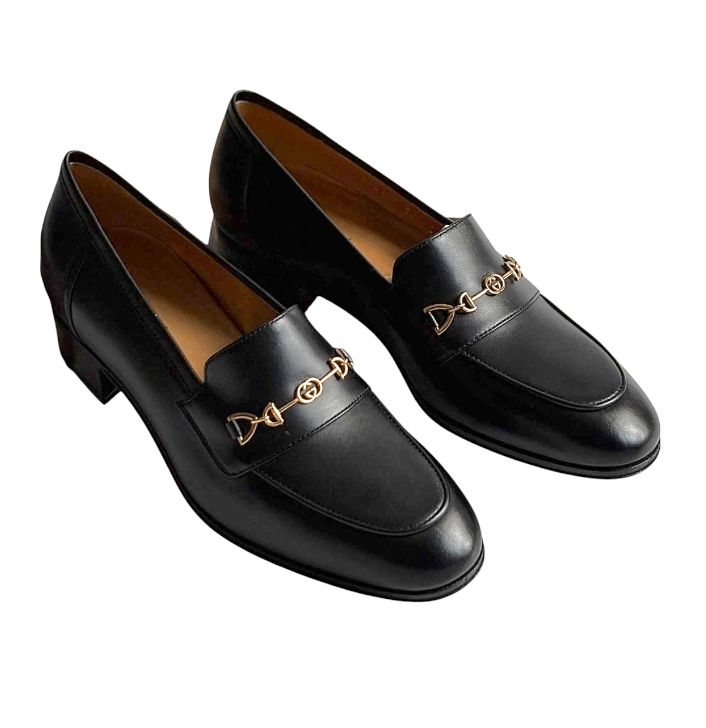 Gucci Interlocking G Horsebit Loafer Black Leather