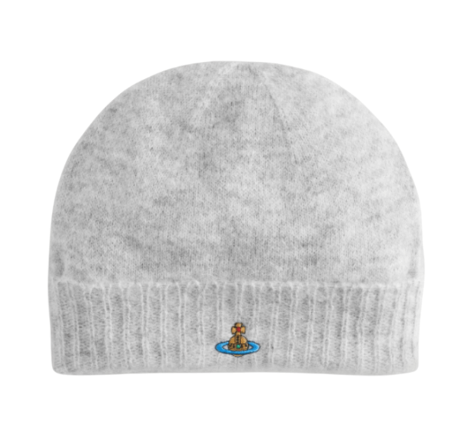  Fluffy Beanie in Grey