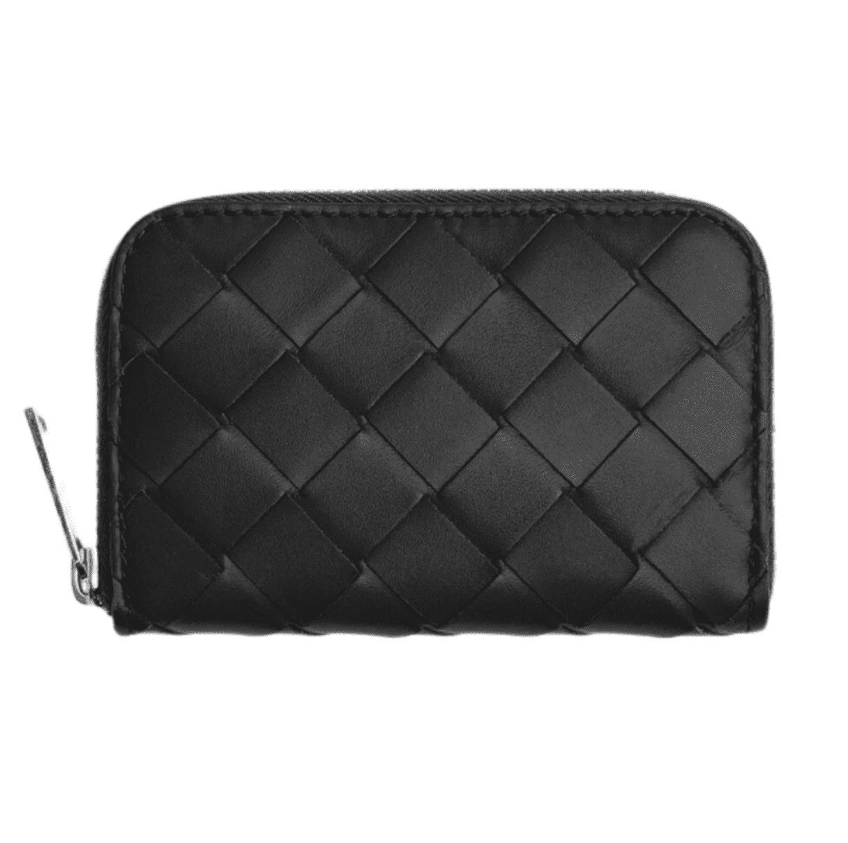 Bottega Veneta Zipped Card Case Black
