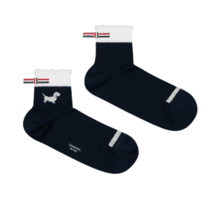 26SS Pointelle Stitch Hector Crew Socks 