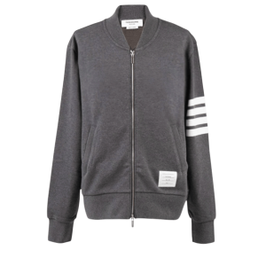 Classic Loopback 4-Bar Bomber Jacket 