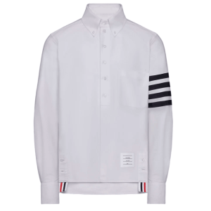 4-Bar Cotton Oxford Shirt 