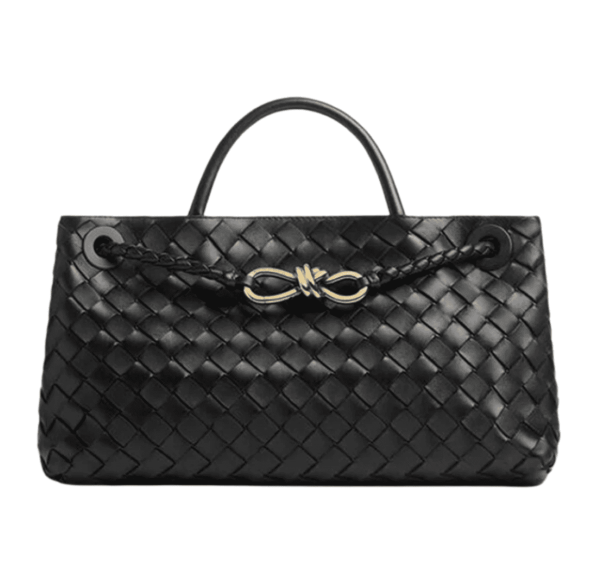 Bottega Veneta Small East West Andiamo Black