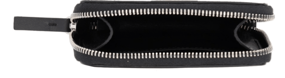 Numeric leather zip wallet