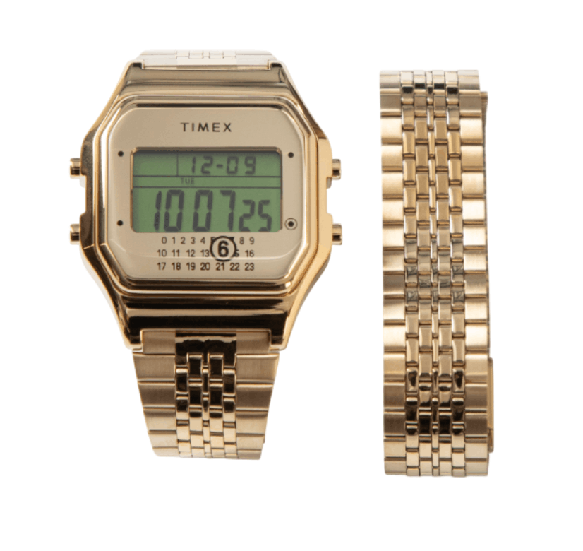 Timex x MM6 Maison Margiela T80 Gift Set Stainless Steel Gold
