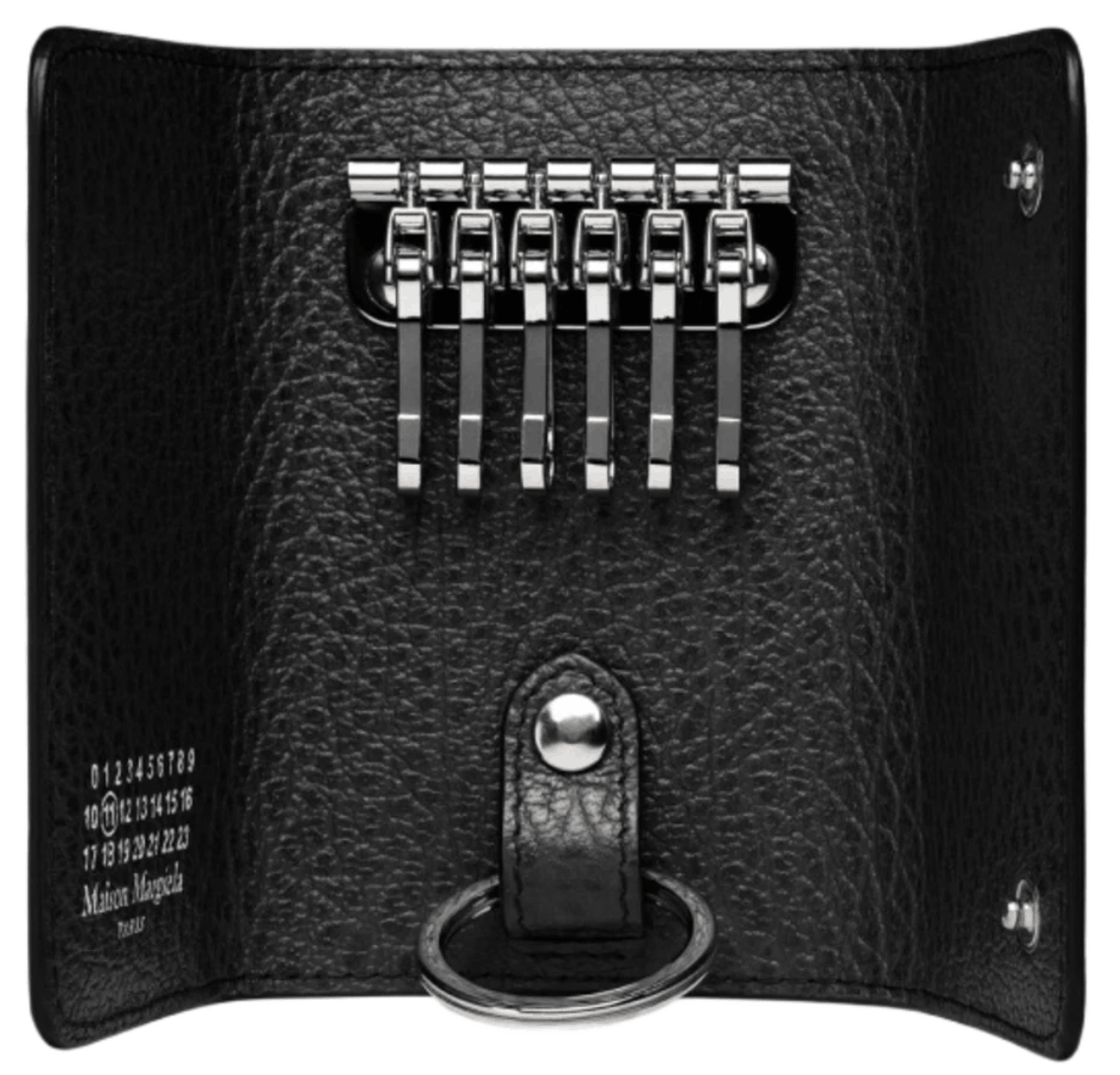 Maison Margiela Four Stitches Key Holder Black