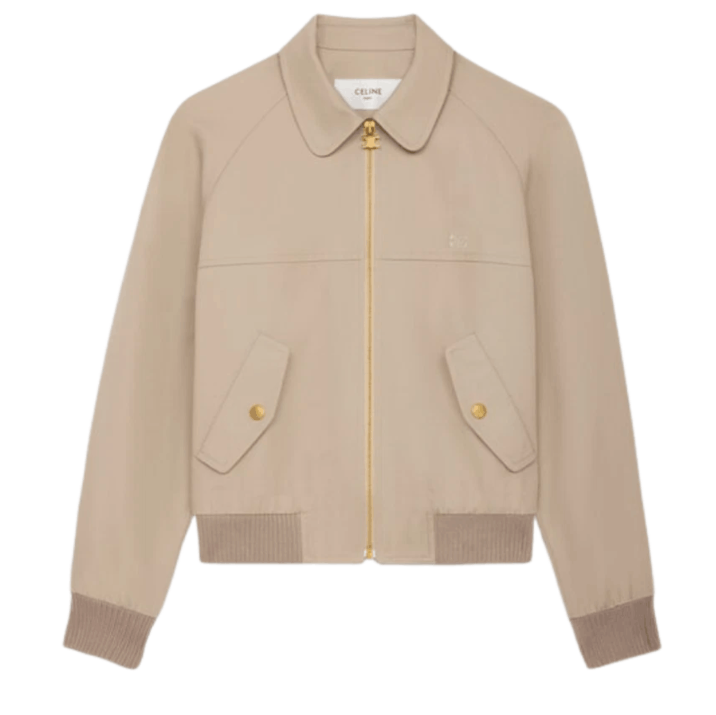 TRIOMPHE BLOUSON JACKET IN COTTON GABARDINE 