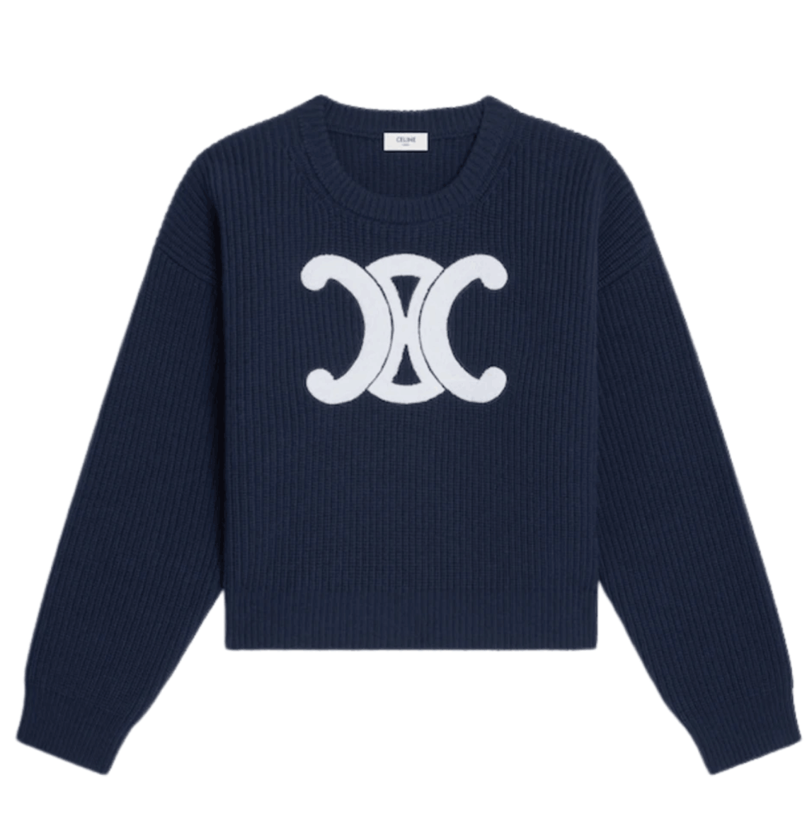 CELINE Navy Knit Sweater