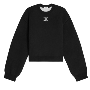 CREWNECK SWEATER IN CASHMERE BLACK