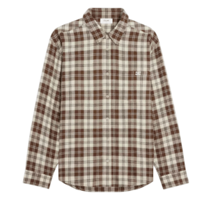 RELAXED SHIRT IN CHECKED WOOL 