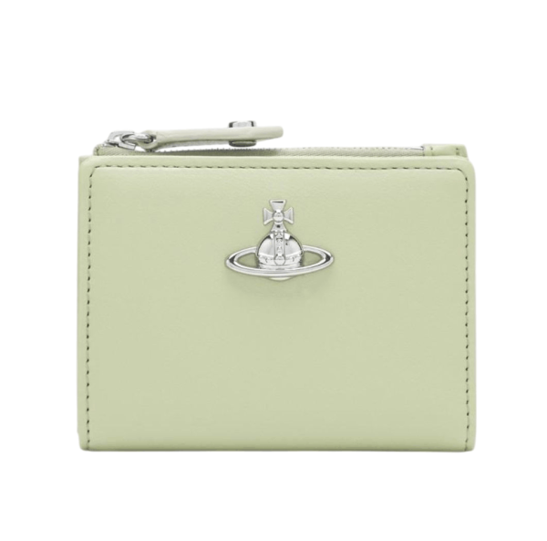 Vivienne Westwood Green Wallet With Orb Logo