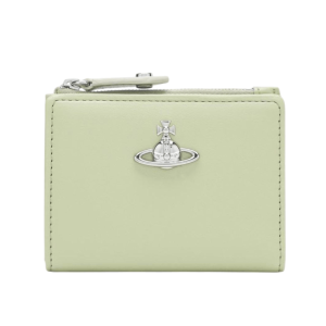 Vivienne Westwood Green Wallet With Orb Logo