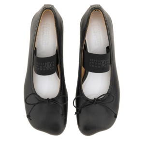 (W) MM6 Maison Margiela Anatomic Numeric Ballerinas Black