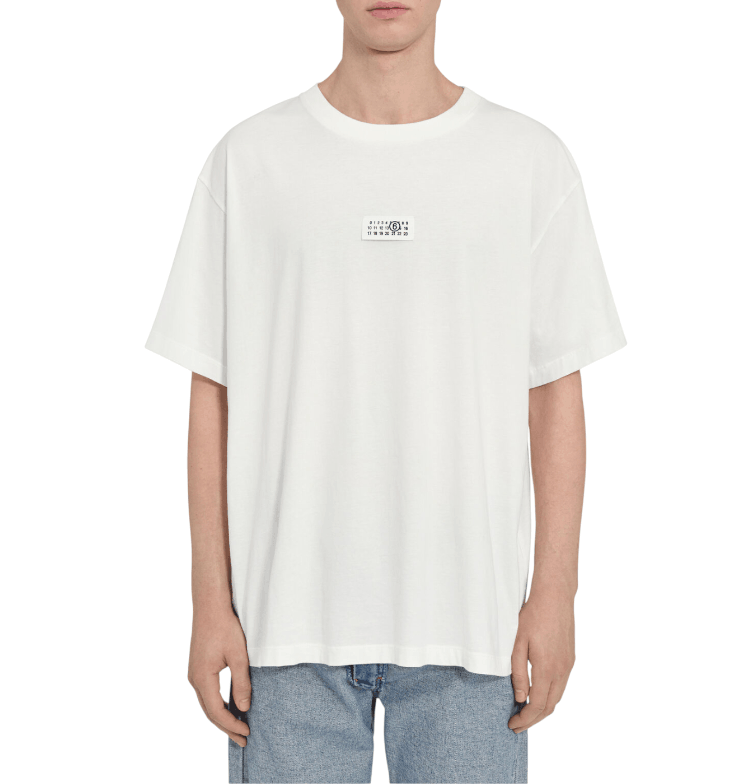 Cotton Crew-Neck T-Shirt White