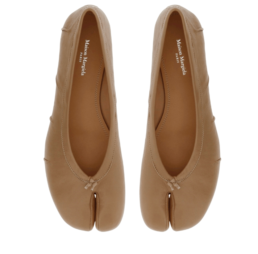 Maison Margiela Beige Flat Shoes