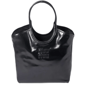 Miu Miu Ivy Leather Bag Black