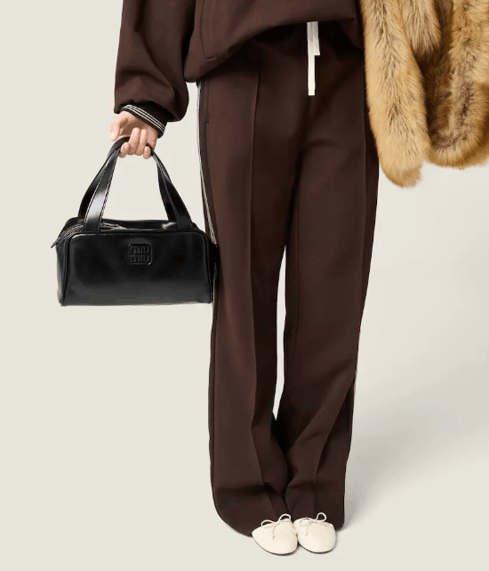 Miu Miu Leather Top Handle Bag Black