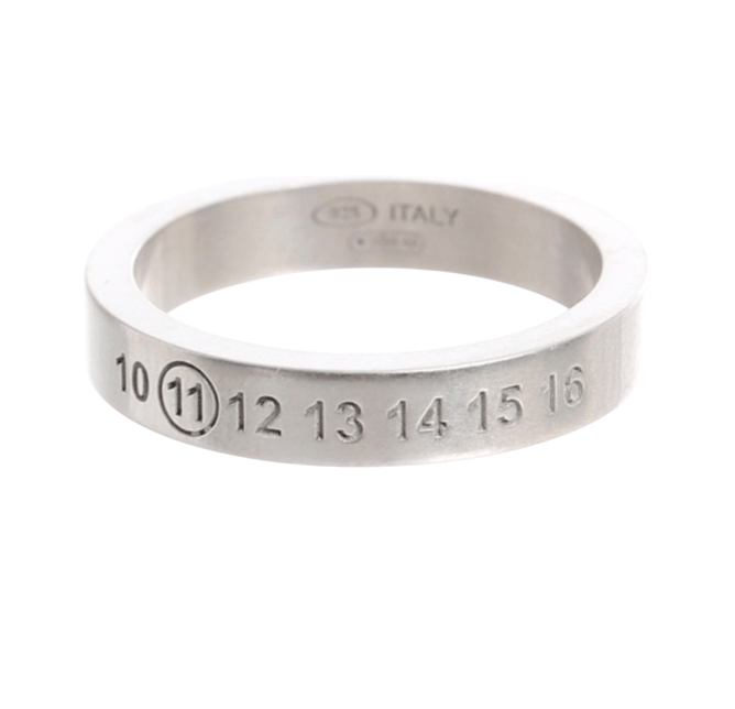 Maison Margiela Numerical Ring Silver 4mm
