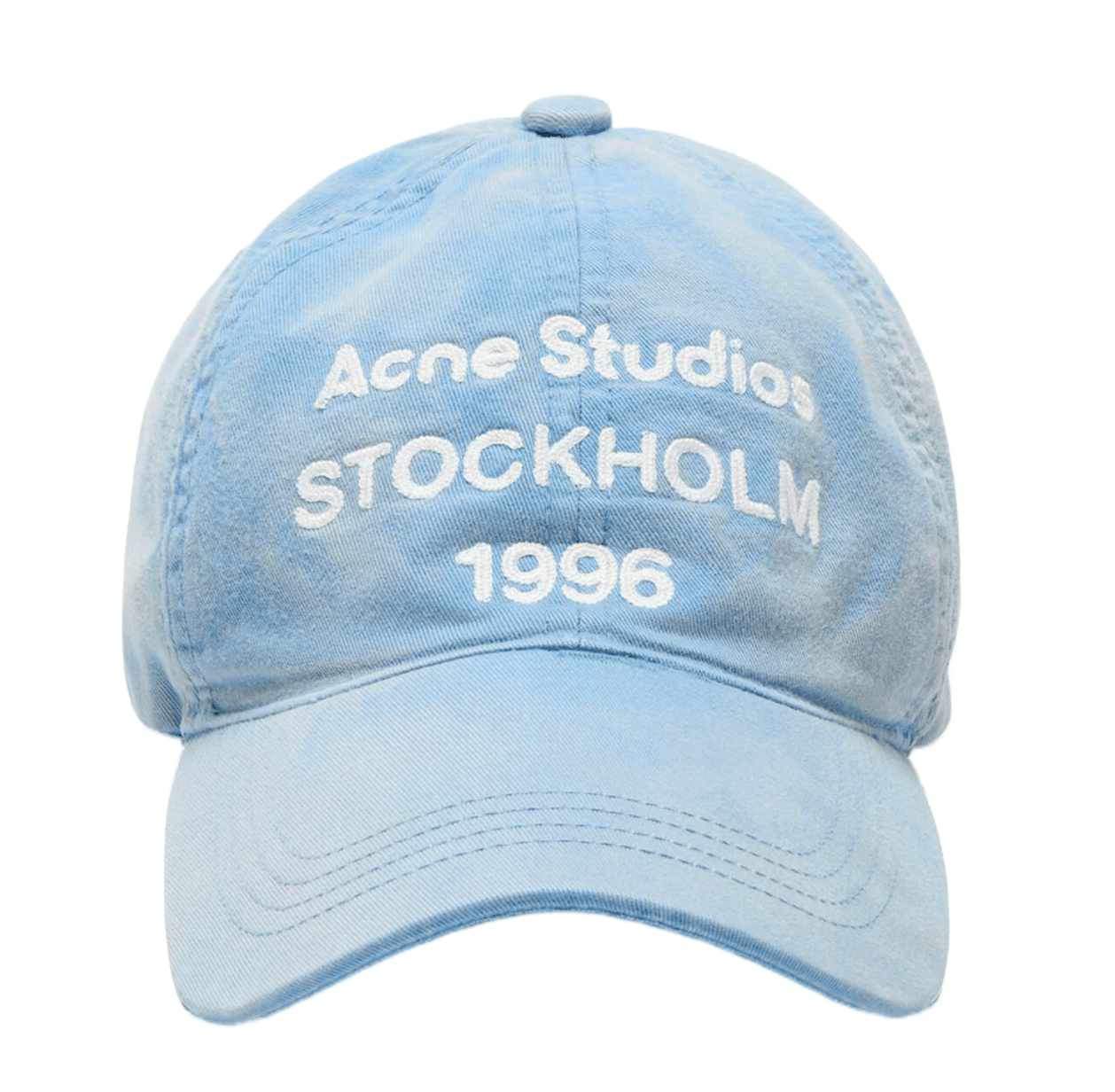 Acne Studios Logo Cap Faded Blue