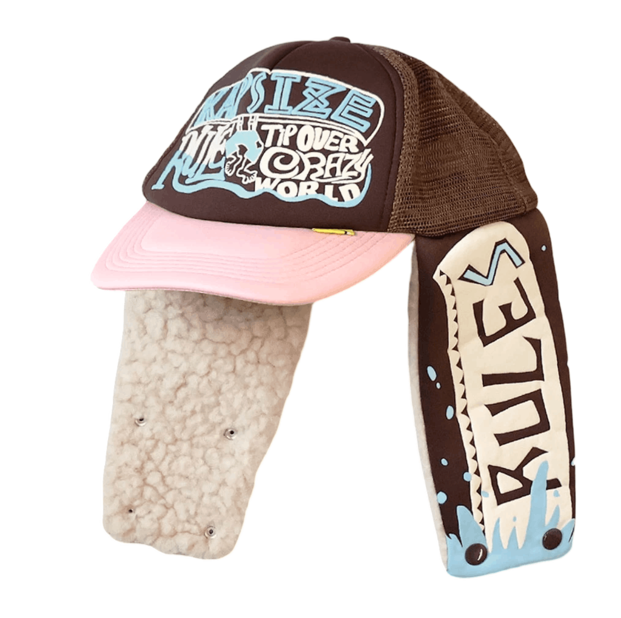 Kapital Kapsize Rule Pt Lumber Truck Cap Brown Pink