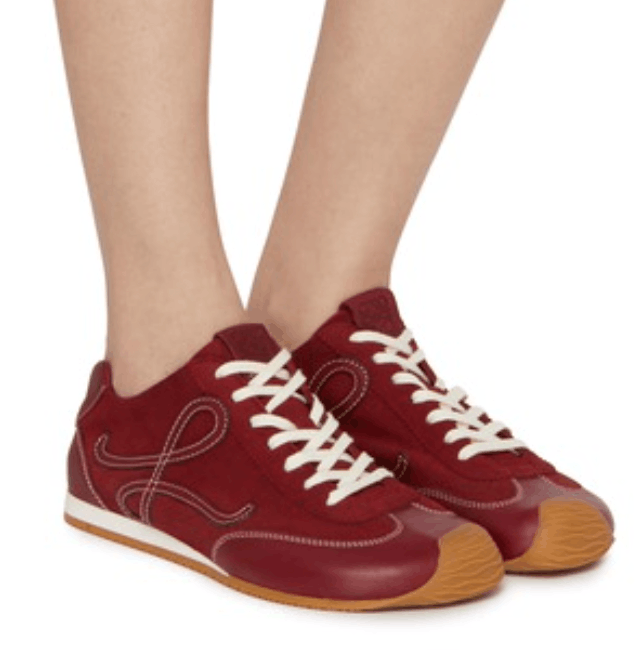 Ballet Runner 2.0 Unlined in Deer Skin & Vegetable Tanning Calfskin 