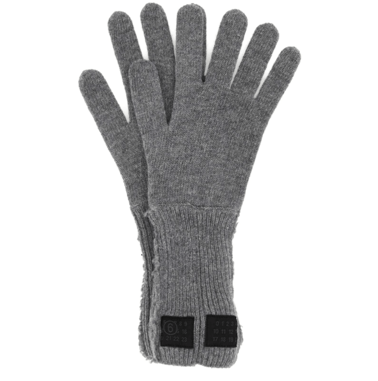 MM6 Maison Margiela Grey Gloves