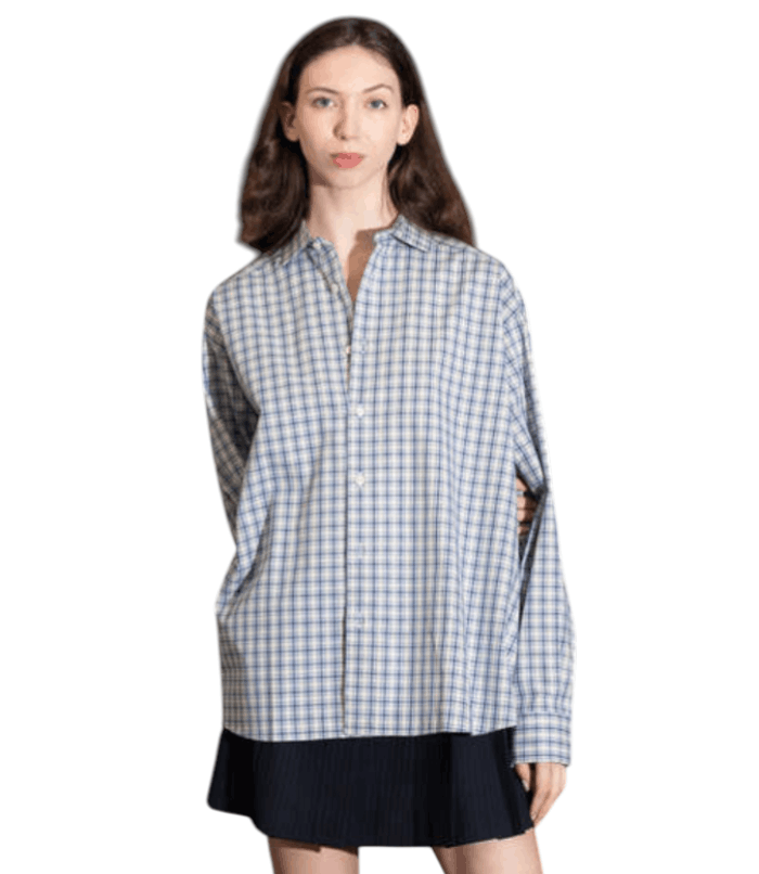  Claude Shirt in Blue Check