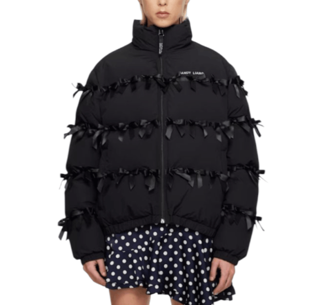  PRESENT PUFFER IN BLACK 