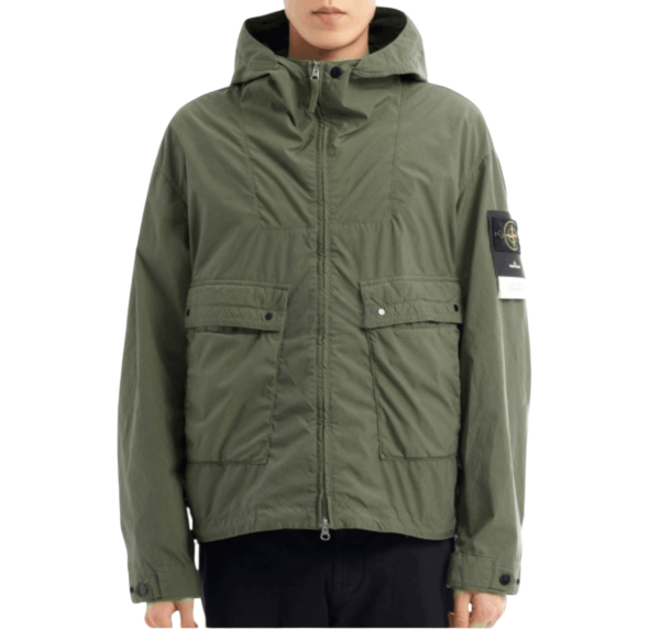 4100052 Light Compact Touch Poly-TC Hooded Jacket With Anti-Drop 