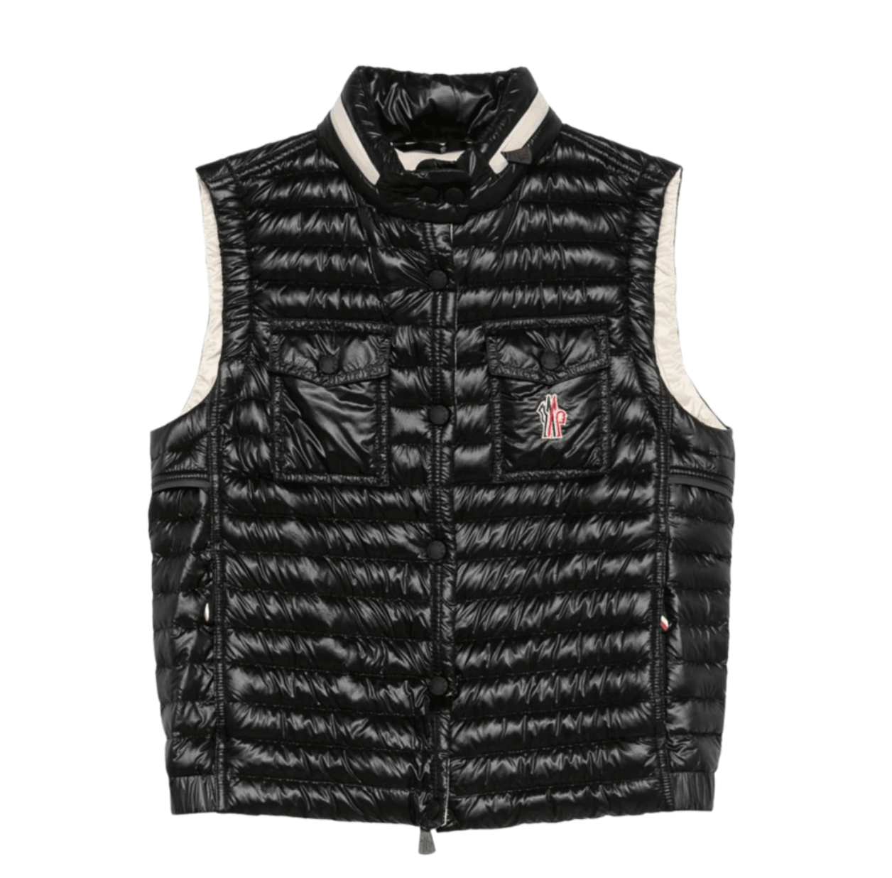 (W) Moncler grenoble Gumiane Padding Vest Black - 25SS