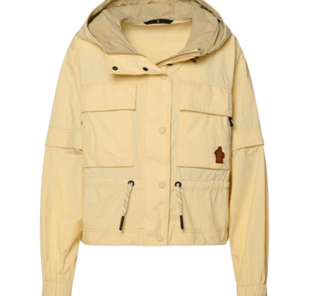 (W) Moncler Grenoble Windbreaker Jumper Cream White - 24SS