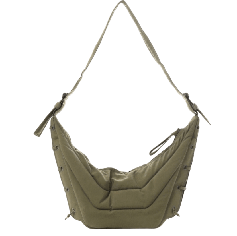 Lemaire Game Medium Green Crossbody Bag