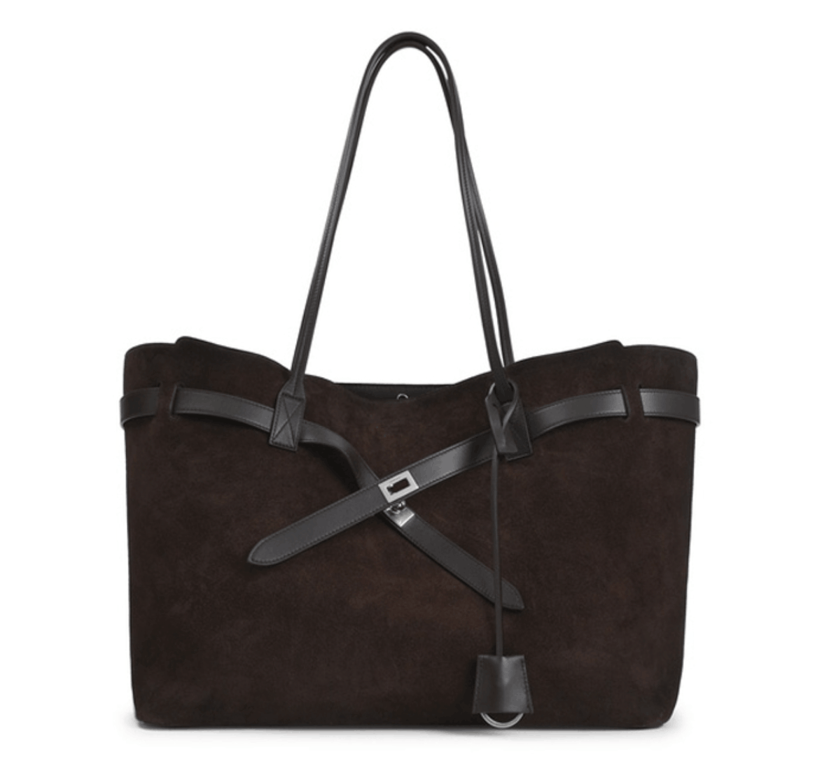 BALENCIAGA Bel Air Brown Large Shoulder Bag 