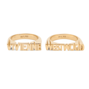 Vivienne Westwood Set Of Two Rings Essex  Gold