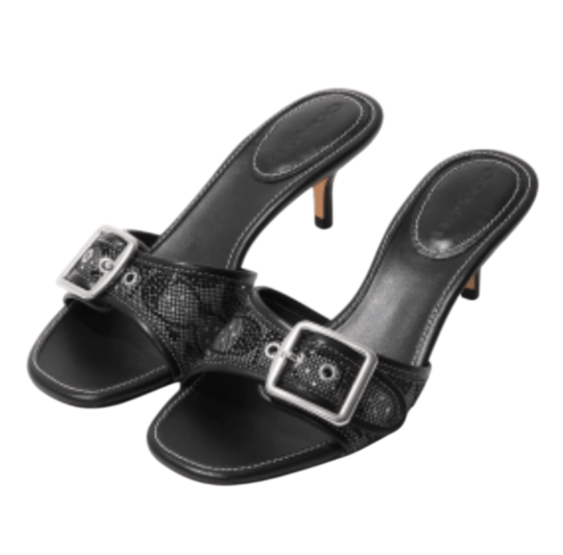 High heel flip-flops Margot black