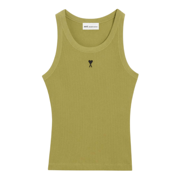 MATCHA Green Cotton Ami De Coeur Tanktop