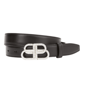 Black Leather belt Balenciaga