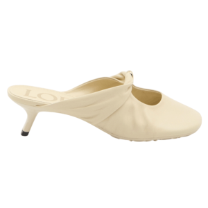 Pebble mules in nappa leather