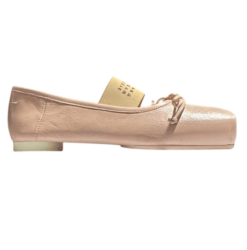 Mm6 Maison Margiela Pink Flat Shoes
